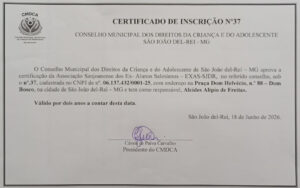 Certificado CMDCA - 2026